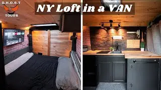 COOLEST Gamer Stealth Van Tour - NY Loft Vibes