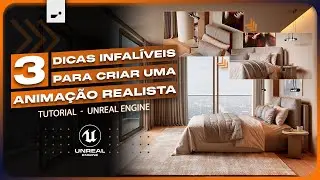 3 PASSOS SIMPLES pra se criar uma ANIMAÇÃO INCRÍVEL NO UNREAL | TUTORIAL UNREAL