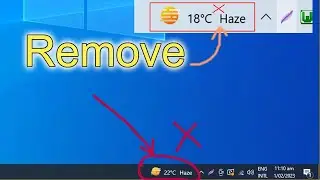 Hide Weather taskbar Windows 10/11 |  Remove the News and Interests Widget | 2023