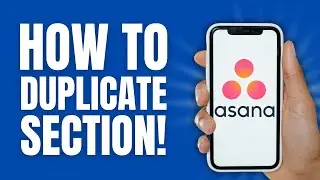 Asana: How To Duplicate a Section | How To Duplicate a Section In Asana