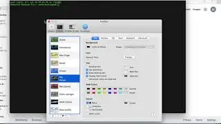 Access  your Mac terminal / change the color of your terminal mac
