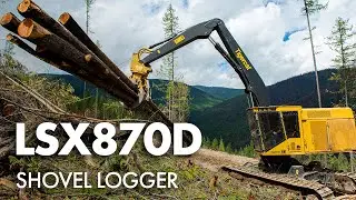 Tigercat LSX870D Shovel Logger in British Columbia