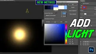 How to add light in photoshop 2025 | photoshop Lighting Effects