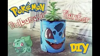 SIMPLE DIY BULBASAUR POKÉMON PLANTER