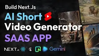 🤖 Build NextJs AI Sort Video Generator Using React.Js, Tailwind, AI, Clerk, Neon | 🎥 Full Stack App