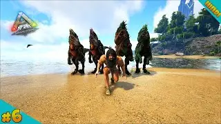 Taming Raptor Army And killing - Ark Survival Evolved - Part 06 Hindi Gameplay