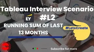 Tableau Interview Scenario |Rolling 12 M Sales|#Tableau #xpressurdata