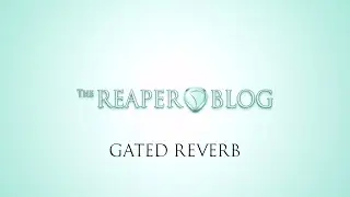 How to make a gated reverb effect in REAPER