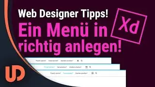 Wie baue ich ein Menü in Adobe Xd? [TUTORIAL]