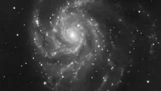 The Pinwheel Galaxy With Dithering and an LPR (ZWO mono)