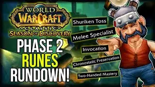 ALL (confirmed) Runes For Phase 2 | Season of Discovery | Classic WoW