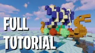 Minecraft Tutorial: How To Build A Viking Boat!