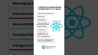 9 Projects for beginners to practice React Skills 