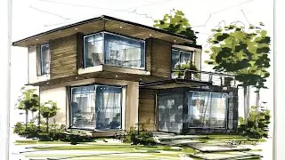 Architecture sketch House 21