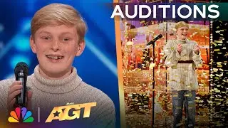 Reid Wilson Receives The GOLDEN BUZZER For 