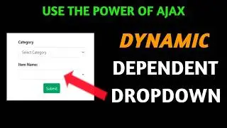 Build Dynamic Dependent Dropdowns in PHP Using AJAX - Real-World Example