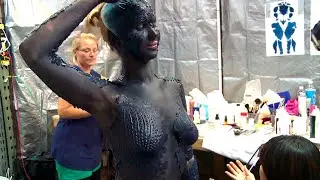 Mystique MakeUp (Jennifer Lawrence) 'X-Men: First Class' Behind The Scenes