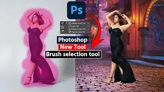 PHOTOSHOP'S New Selection Brush Tool! FIRST LOOK