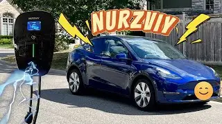 Nurzviy 48A Level 2 EV Charger Review on my Tesla