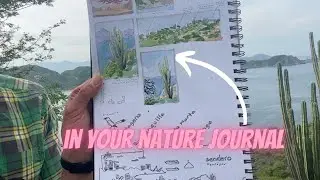 Landscape Painting in Your Nature Journal: Discomfort Version