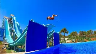 Slip & Fly Water Slide at Dolusu Park