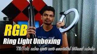 RGB Ring Light & Stand Unboxing