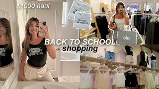 Back to School SHOP W/ ME ⭐️ (alo, vivienne westwood, aritzia, brandy) try-on haul