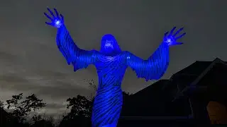 Home Depot 12ft Towering Ghost demo