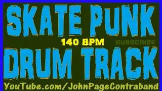 Punk Rock Drum Track 140 bpm FREE