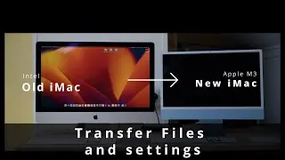 How to transfer files from old iMac to new iMac - Migration - Quick Guide