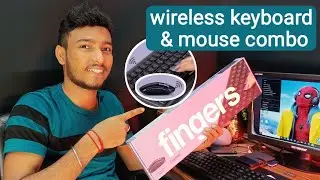 Fingers Exquisite Combo Slim Mouse and Wireless Keyboard unboxing & review || Wireless Combo mouse