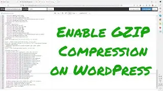 How to Enable GZIP Compression on WordPress 