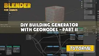 DIY building generator with geonodes in Blender 3.0 Alpha - Part 2