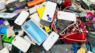 A lot of broken phones were found in the garbage heap | Restoration broken Phone OPPO a15