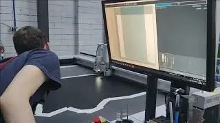 Обработка натуральной кожи на плоттере