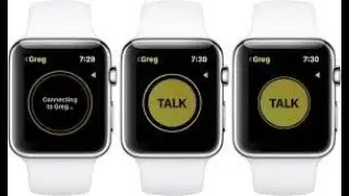 Full Walkthrough : Apple Watch Walkie Talkie App