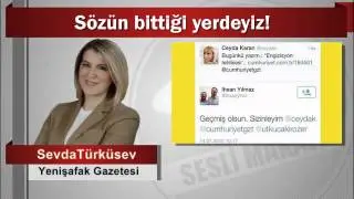 Sevda Türküsev : Sözün bittiği yerdeyiz!