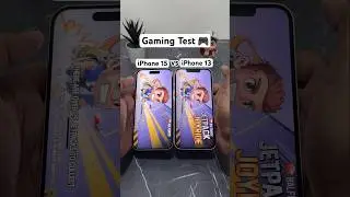 iPhone 15 vs iPhone 13 Jetpack Joyride test🧐#shorts #iphone15 #iphone13