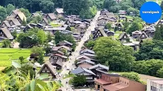 Trip to Japan's Historical Village Shirakawa-go by Brand New First Class Train