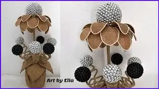 🌟💖WOW💖🌟You can create a box, jute fabric and beads! A nice, easy to do arrangement!