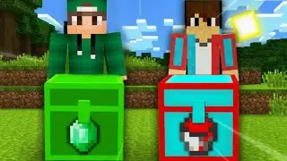 СУНДУК КОМПОТА ПРОТИВ СУНДУКА РИКОЛИТА В МАЙНКРАФТ 100% ТРОЛЛИНГ ЛОВУШКА MINECRAFT КОМПОТ И РИКОЛИТ