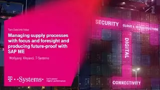 Digitization of your supply chain | T-Systems