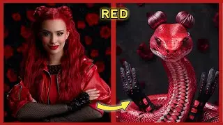 DESCENDANTS THE RISE OF RED CHARACTER AS SNAKE