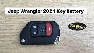 Jeep Wrangler 2021 Key Battery HOW TO