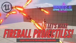 Create a Fireball Projectile VFX in Unreal Engine Using Niagara System Tutorial Custom Texture