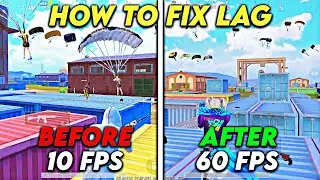 How To Fix Lag In Bgmi/Pubg Mobile || Fix Lag In Low End Devices || KO EXOTIC GAMING ||