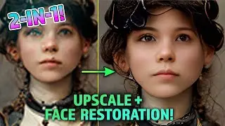 Free AI UPSCALE + FACE FIX Image Restoration for Anime, Portraits, Landscape & General Artworks