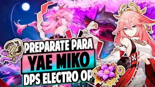 ¡EMPIEZA YA A PREPARARTE! FARMEO YAE MIKO 🦊 Artefactos, items, armas | Genshin Impact Español