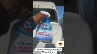 Raytwan Canty aka “UNK” Shows Us How To Properly Clean The Windshield On A 18 Wheeler 🚛