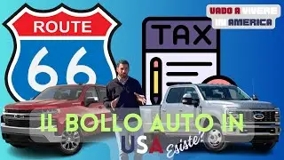 Il BOLLO AUTO negli Stati Uniti, esiste?